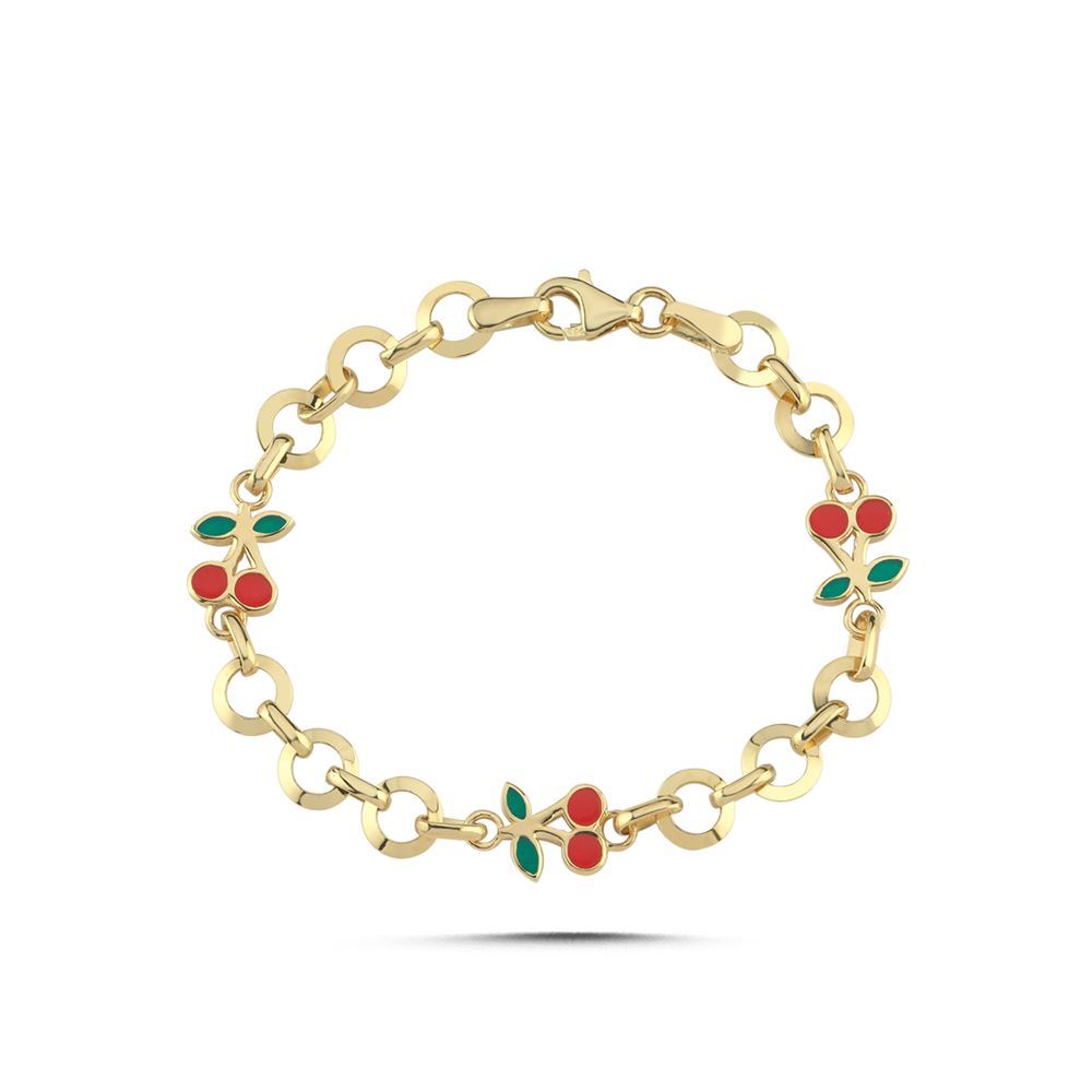 Kiraz Çocuk Bileklik(14.5*0.6 Cm)