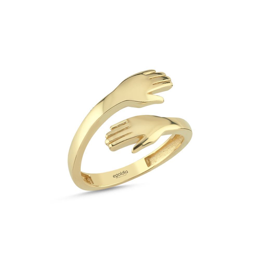 El Kucaklayan Tasarım Yüzük