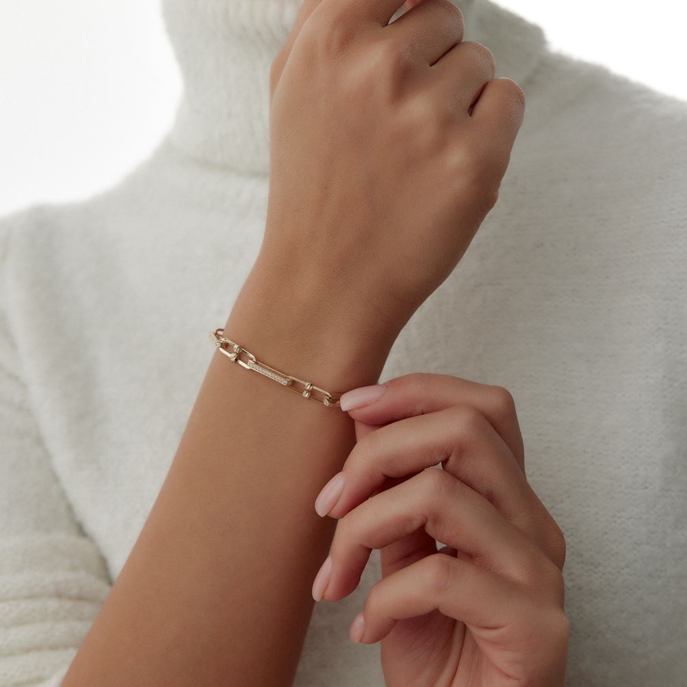 Ataç Dorika Taşlı Tasarım Bileklik