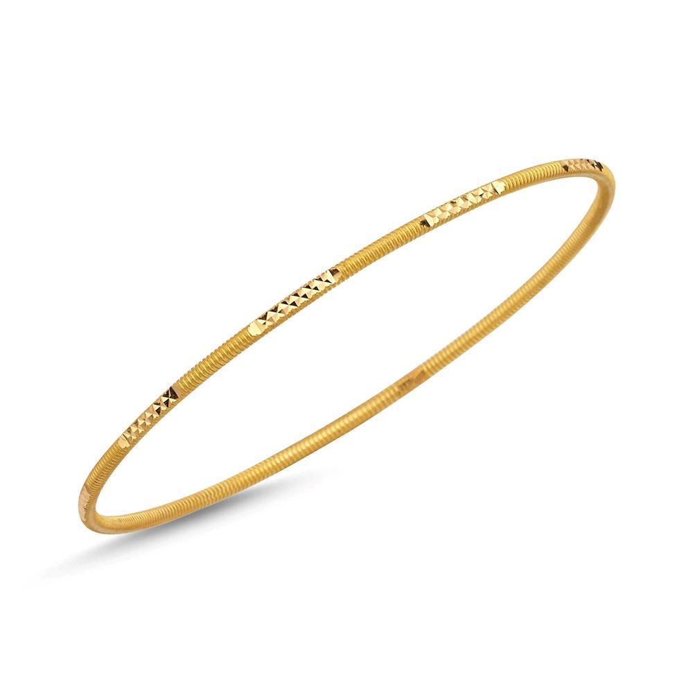 9 Gr Ajda Oluklu 22 Ayar Bilezik