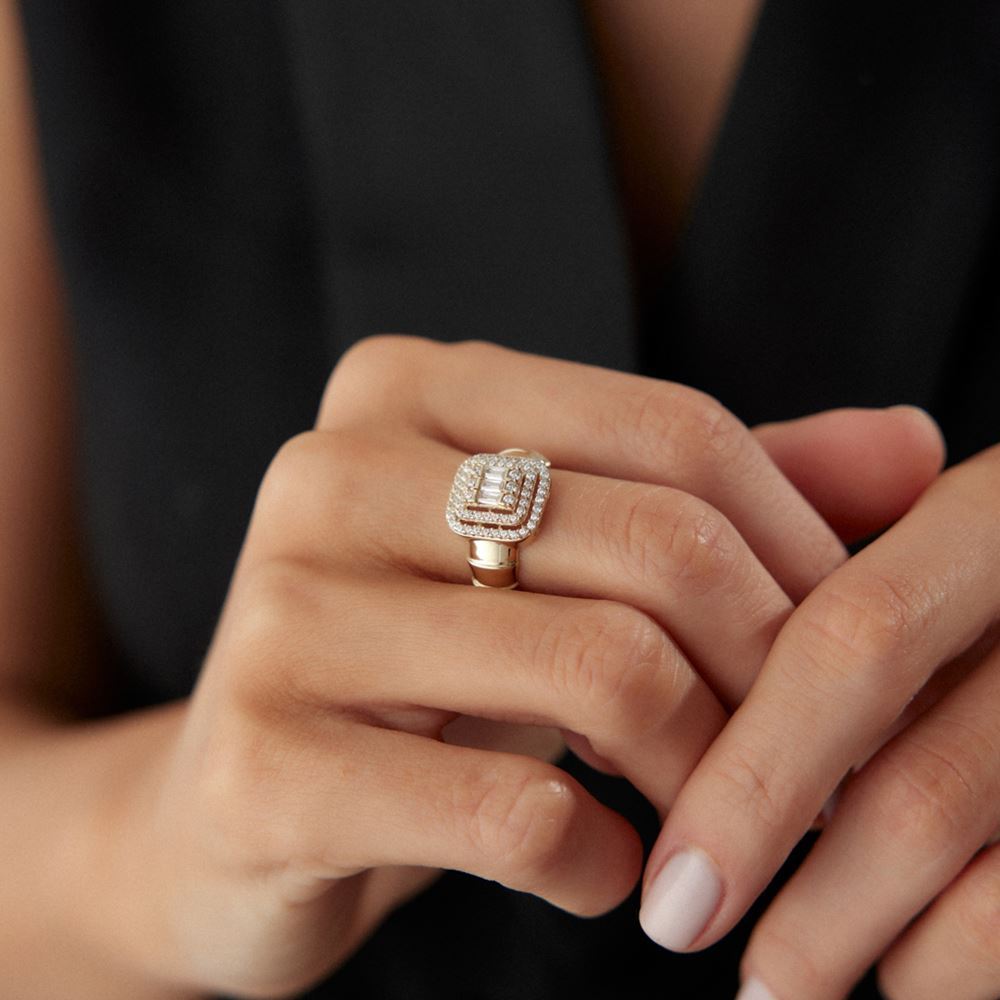 Baget Altın Yüzük