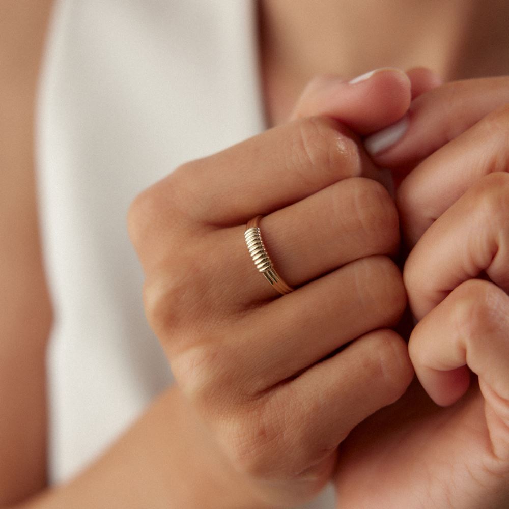 Boğumlu Tasarım Yüzük