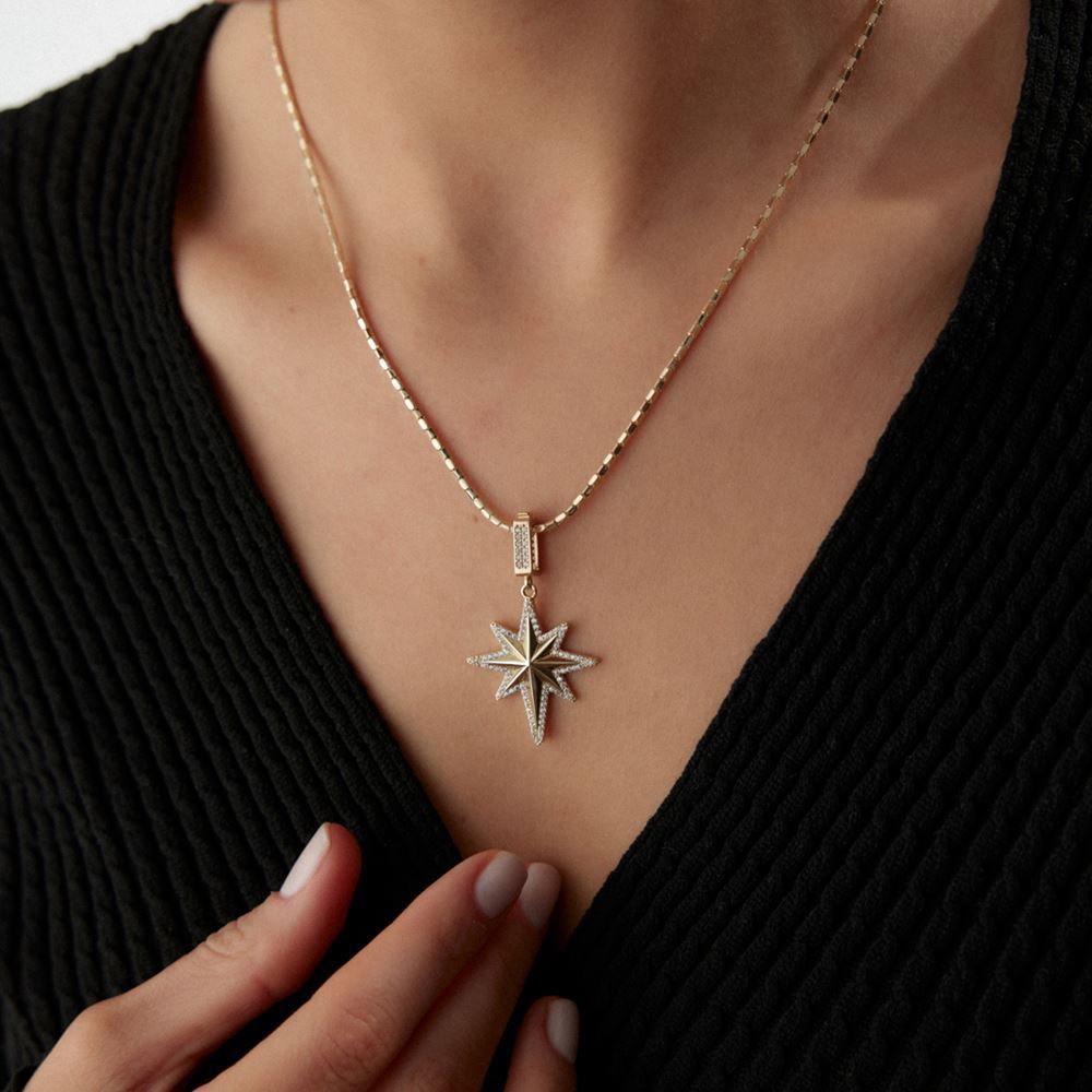 Kutup Yıldızı Kolye Ucu