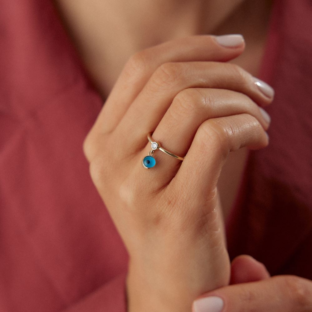 Nazar Boncuklu Yüzük