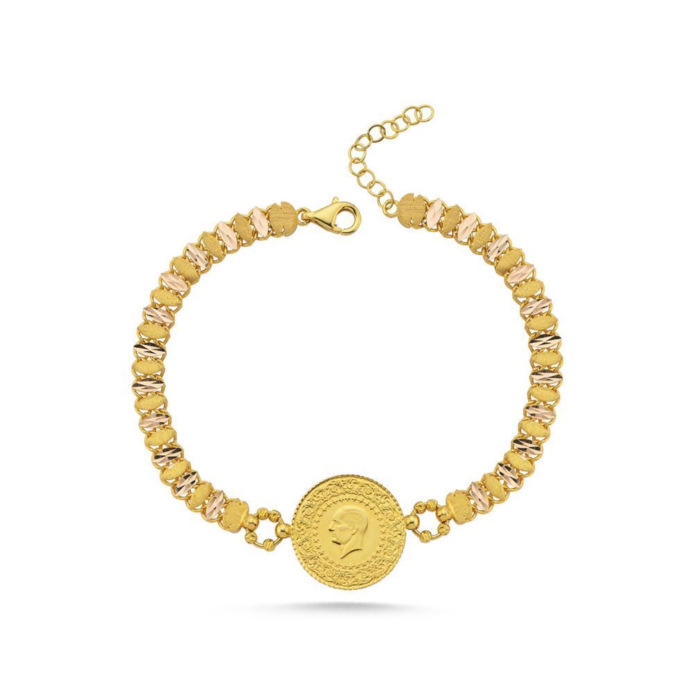 Kırmızı Çeyrekli Bileklik