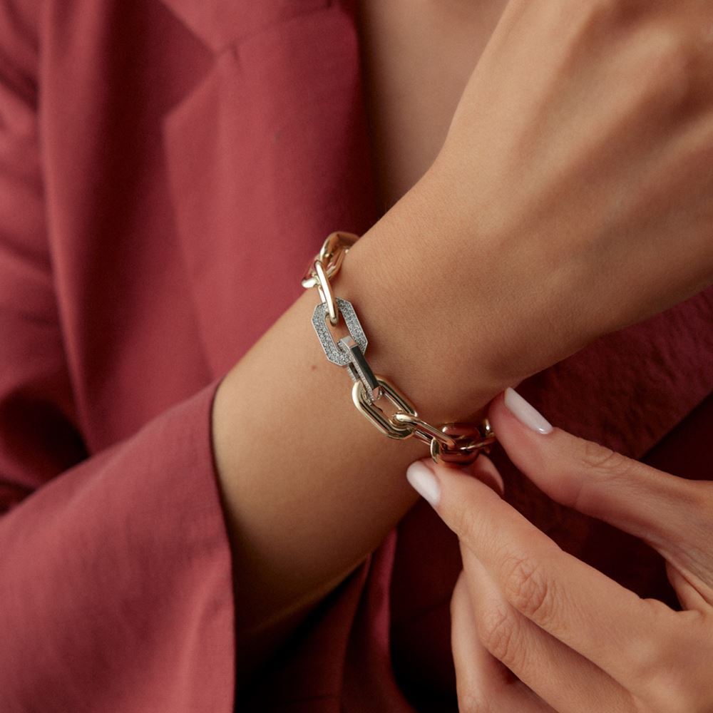 Desenli Taşlı Bileklik