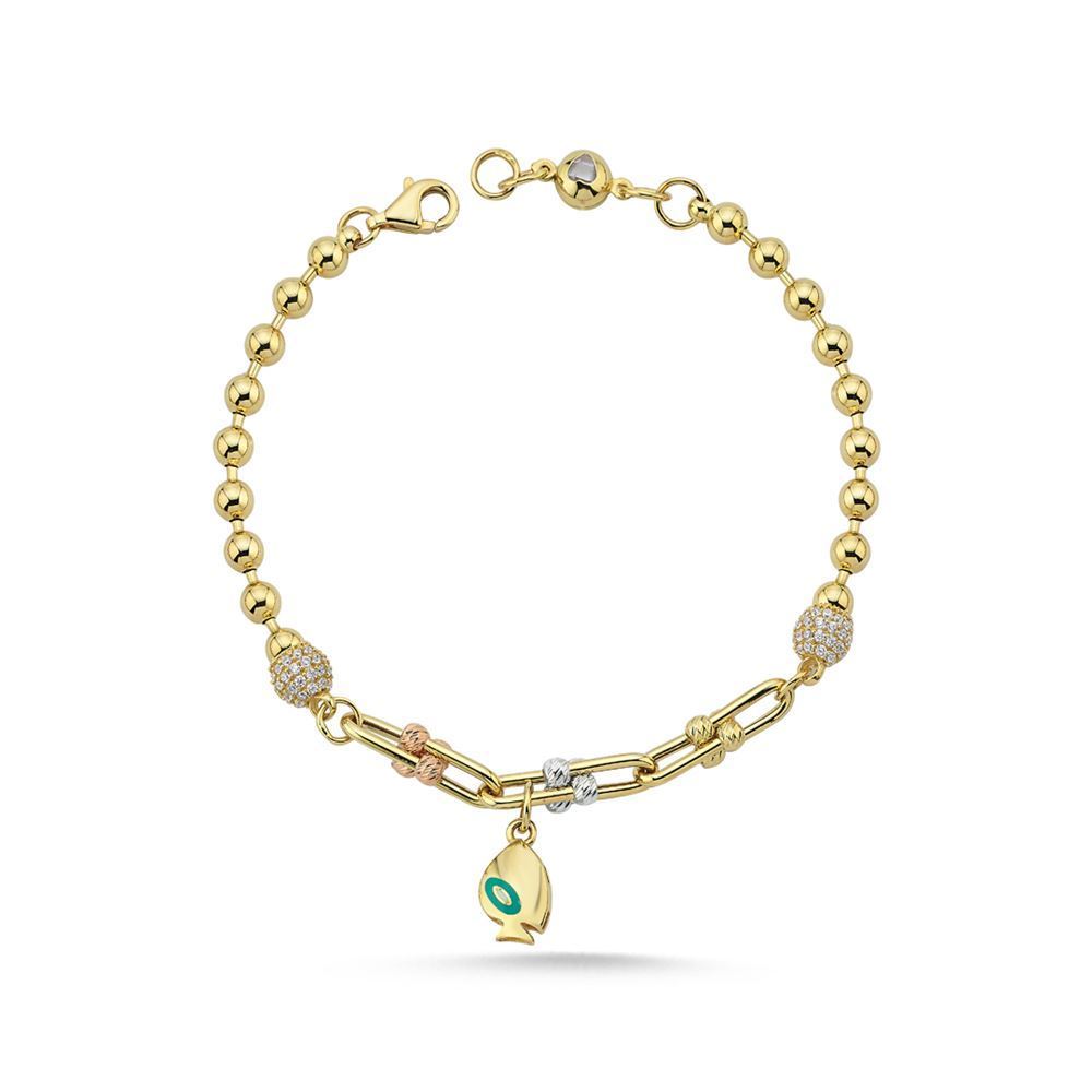 Toplu Dorika Balık Trend Zincir Bileklik