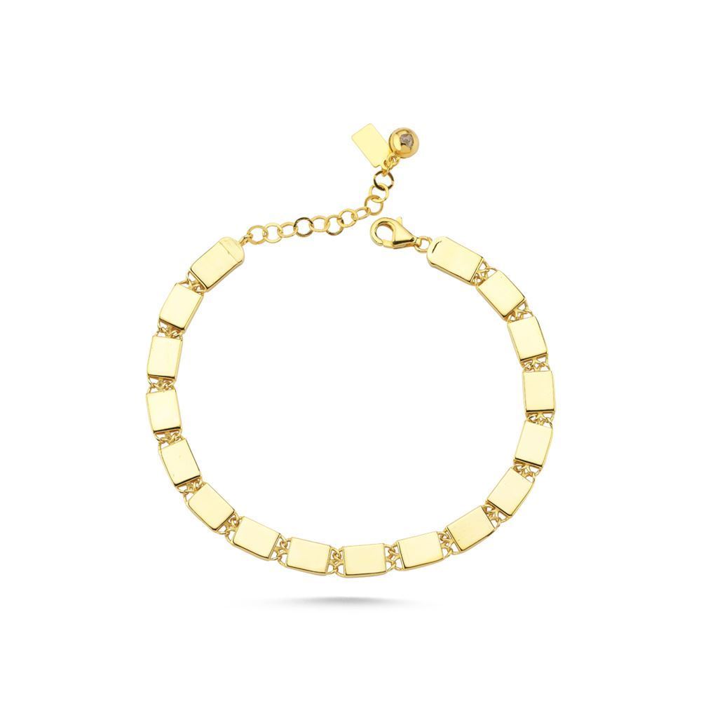 Kırmızı Kare Tasarım Bileklik