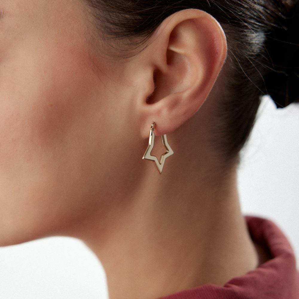 Yıldız Tasarım Sade Küpe