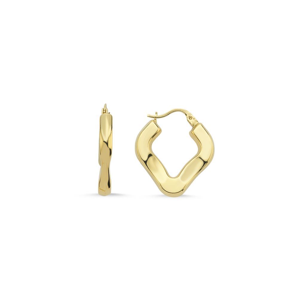 V Sade Tasarım Küpe