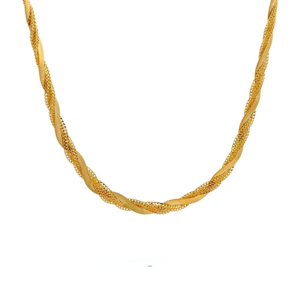 İtalyan Balıksırtı Kalemli Kolye 42 Cm