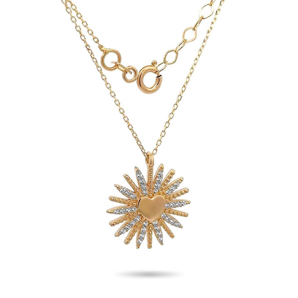 Güneş Kalp Kolye