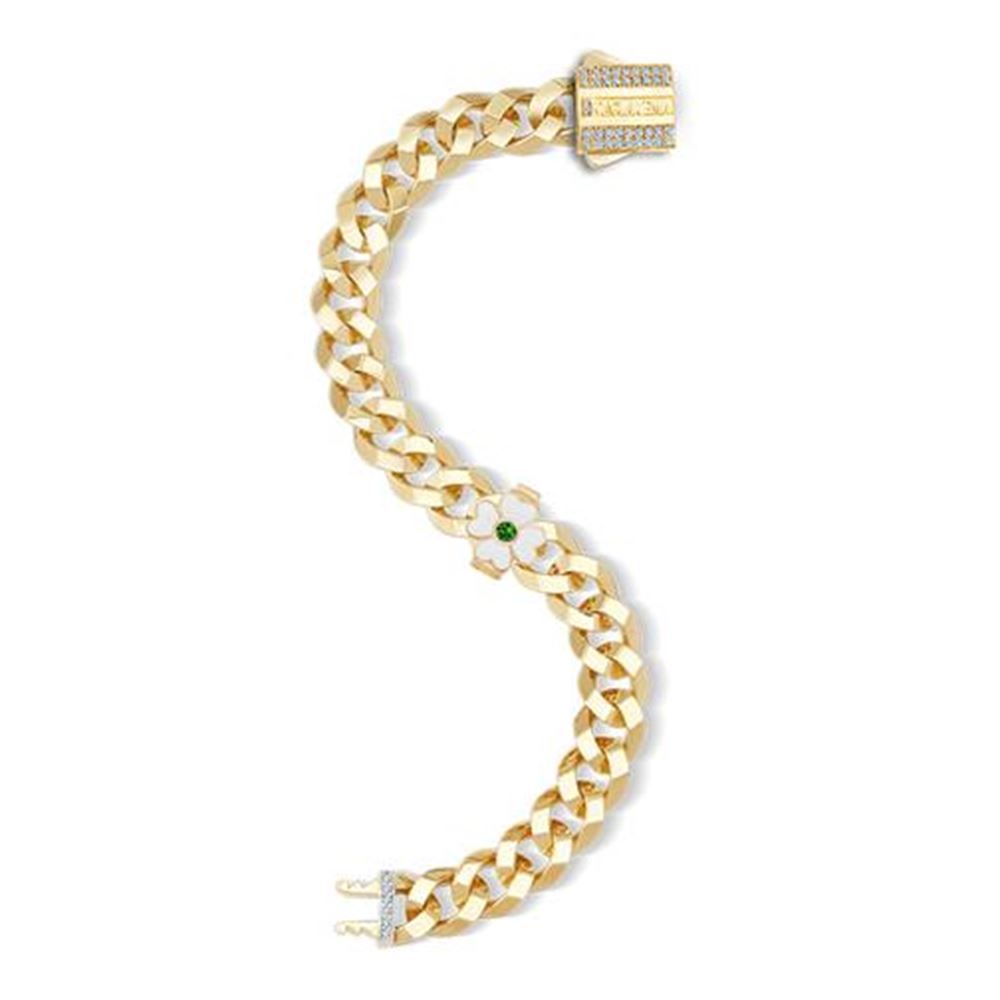 Beyaz Çiçek 9Mm Bileklik Charm