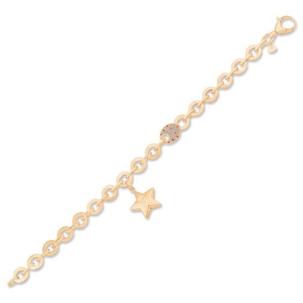 İtalyan Tasarım Yıldız Altın Bileklik