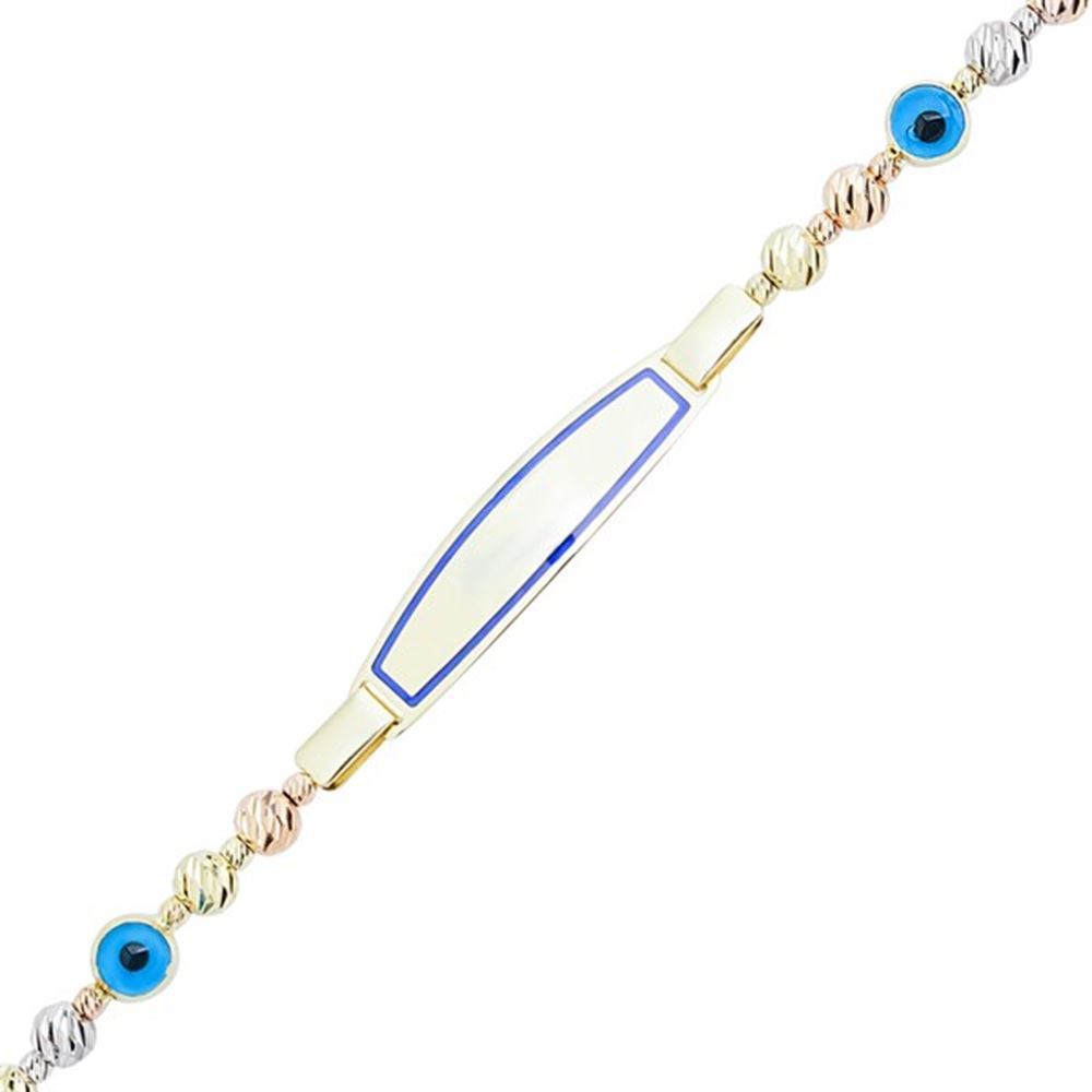Mavi Mineli Çocuk Künyesi