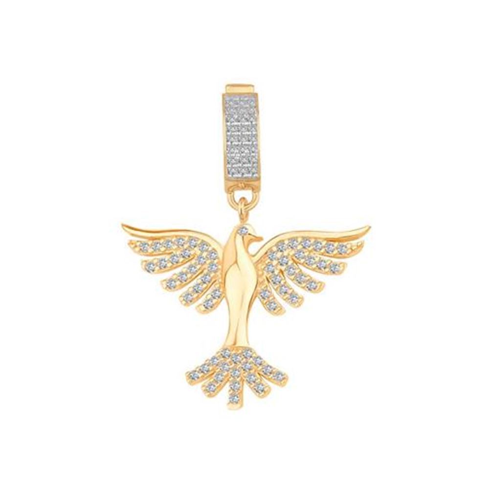 Siyah Anka Kuşu Charm