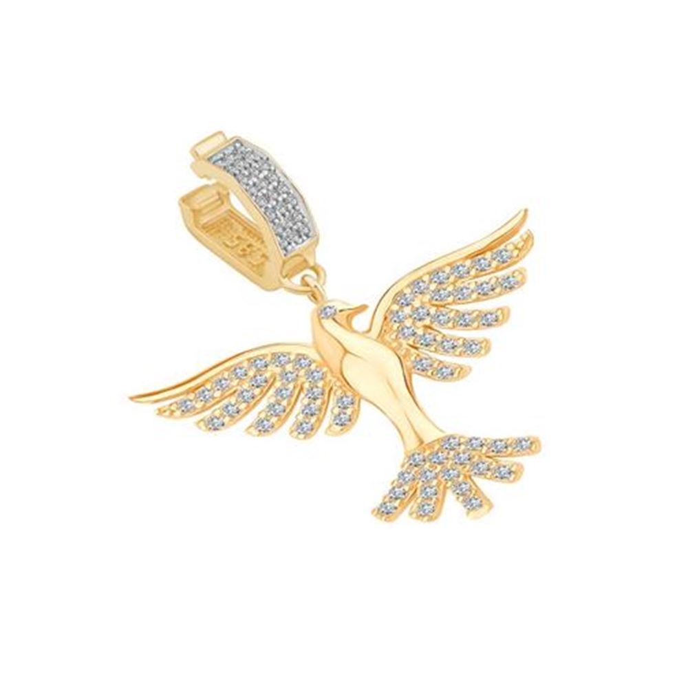 Siyah Anka Kuşu Charm