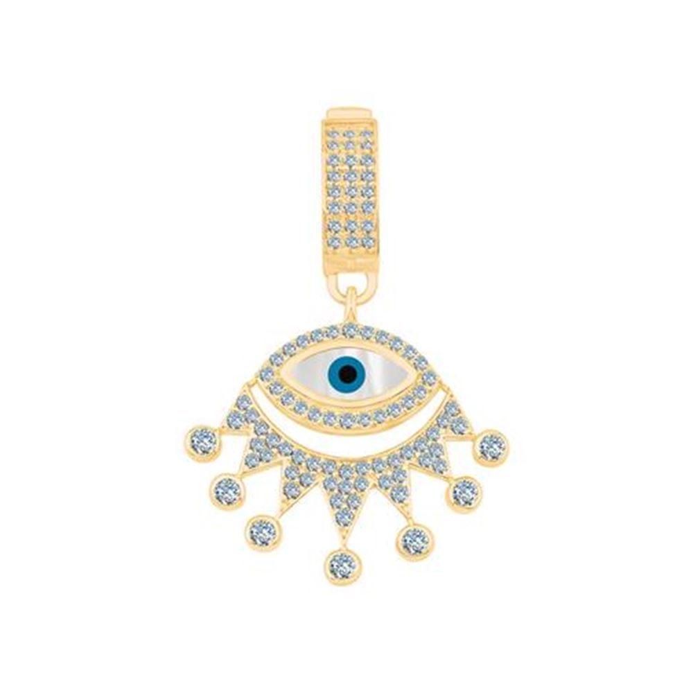 Renkli Taşlı Nazar Göz Charm