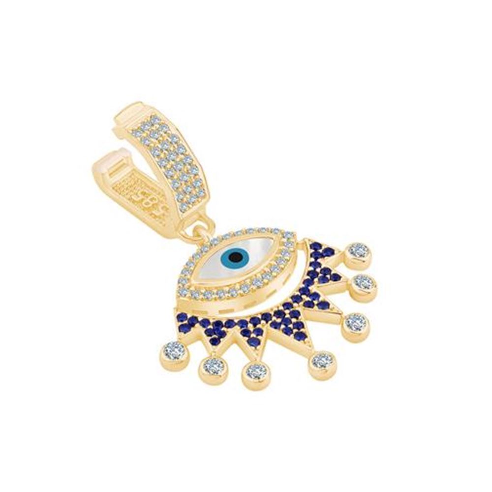 Renkli Taşlı Nazar Göz Charm