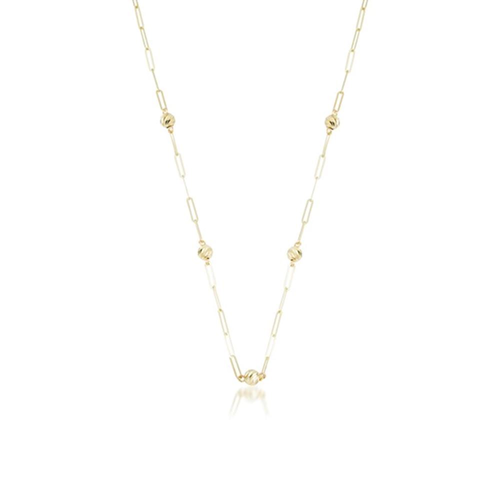 Top Top Altın Zincir Kolye