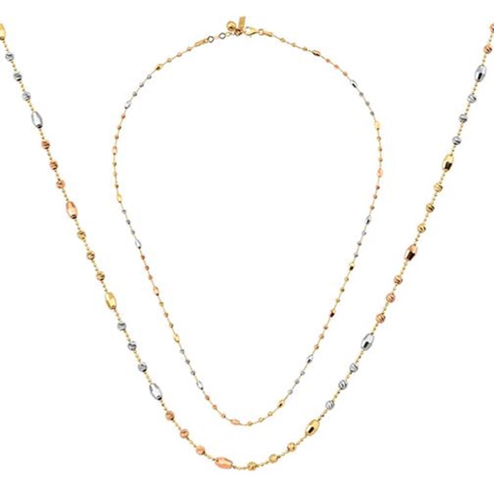 Silindir Top Altın Kolye