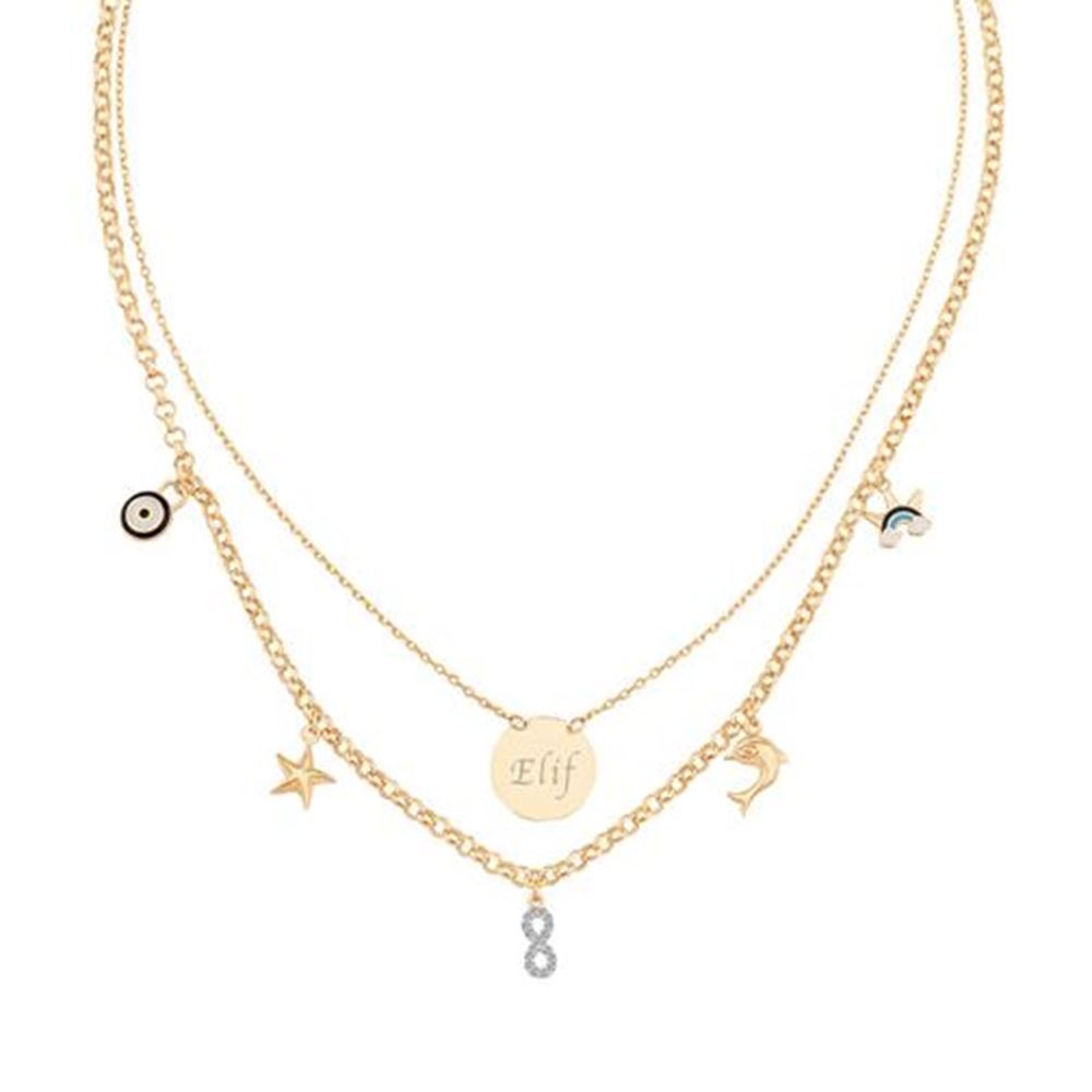 İsim Yazılabilen Şans Kolye