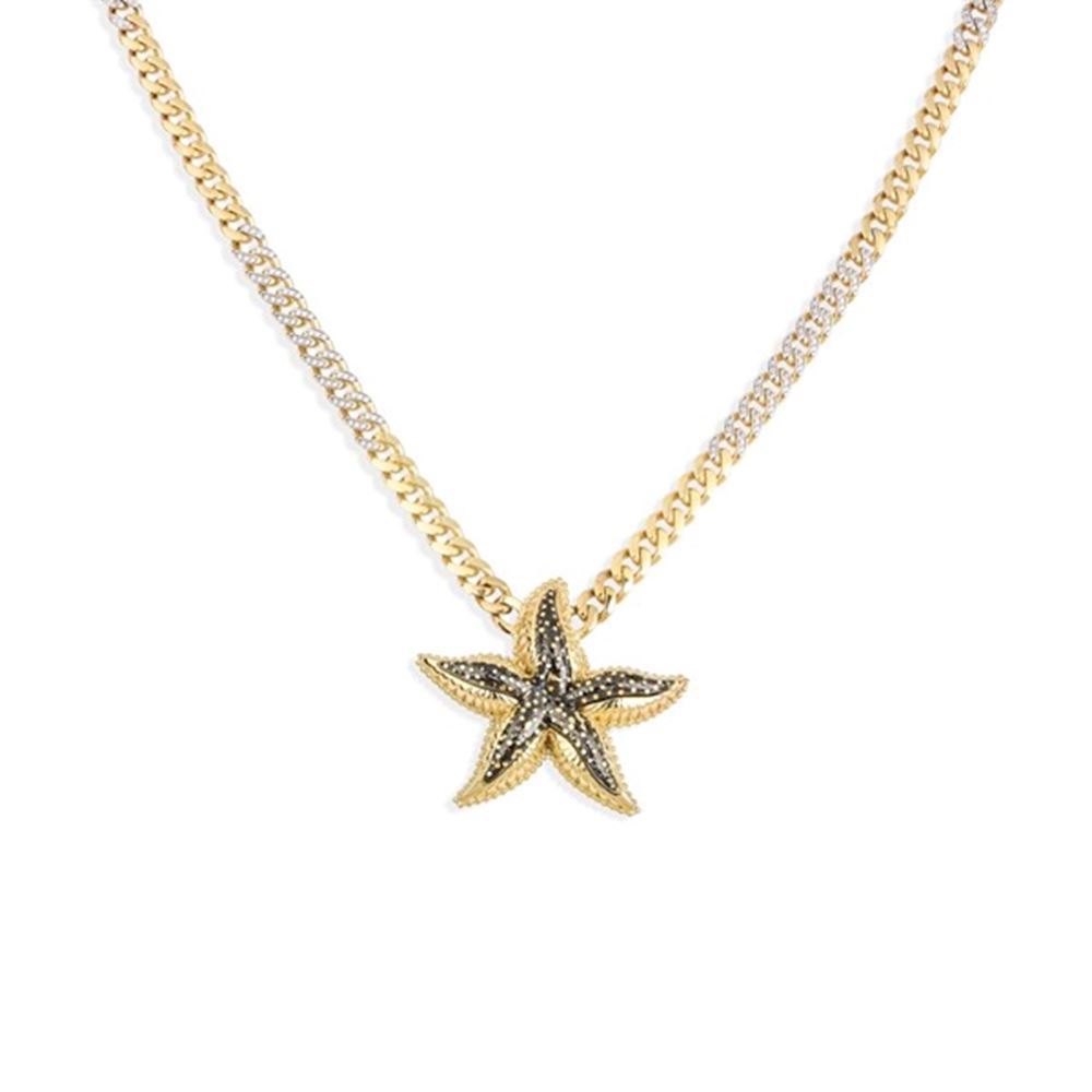 Siyah Karo Taşlı Gurmet Zincir