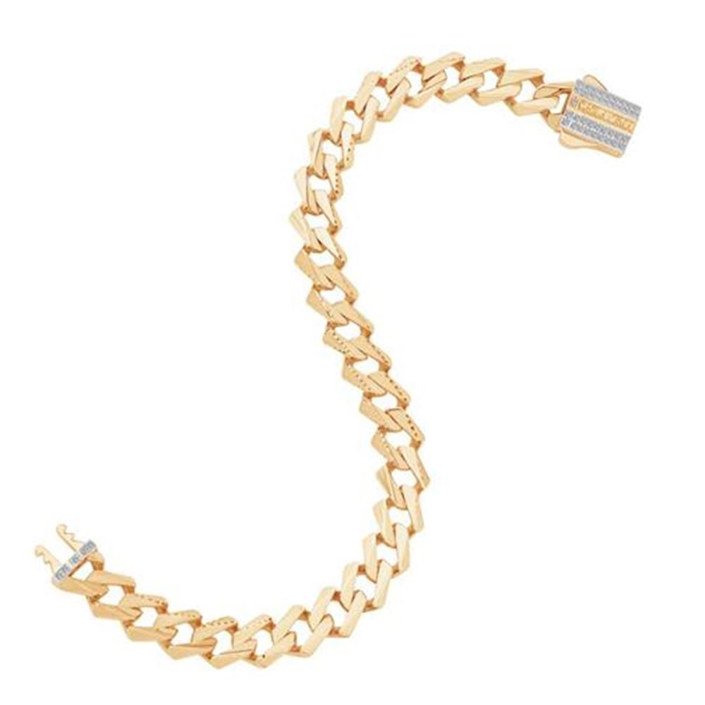 Kalp Taşlı Gurmet Altın Bileklik