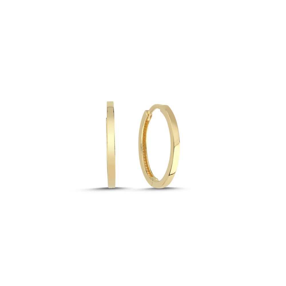 Orta Boy Halka Küpe (2x2 cm 1 mm)