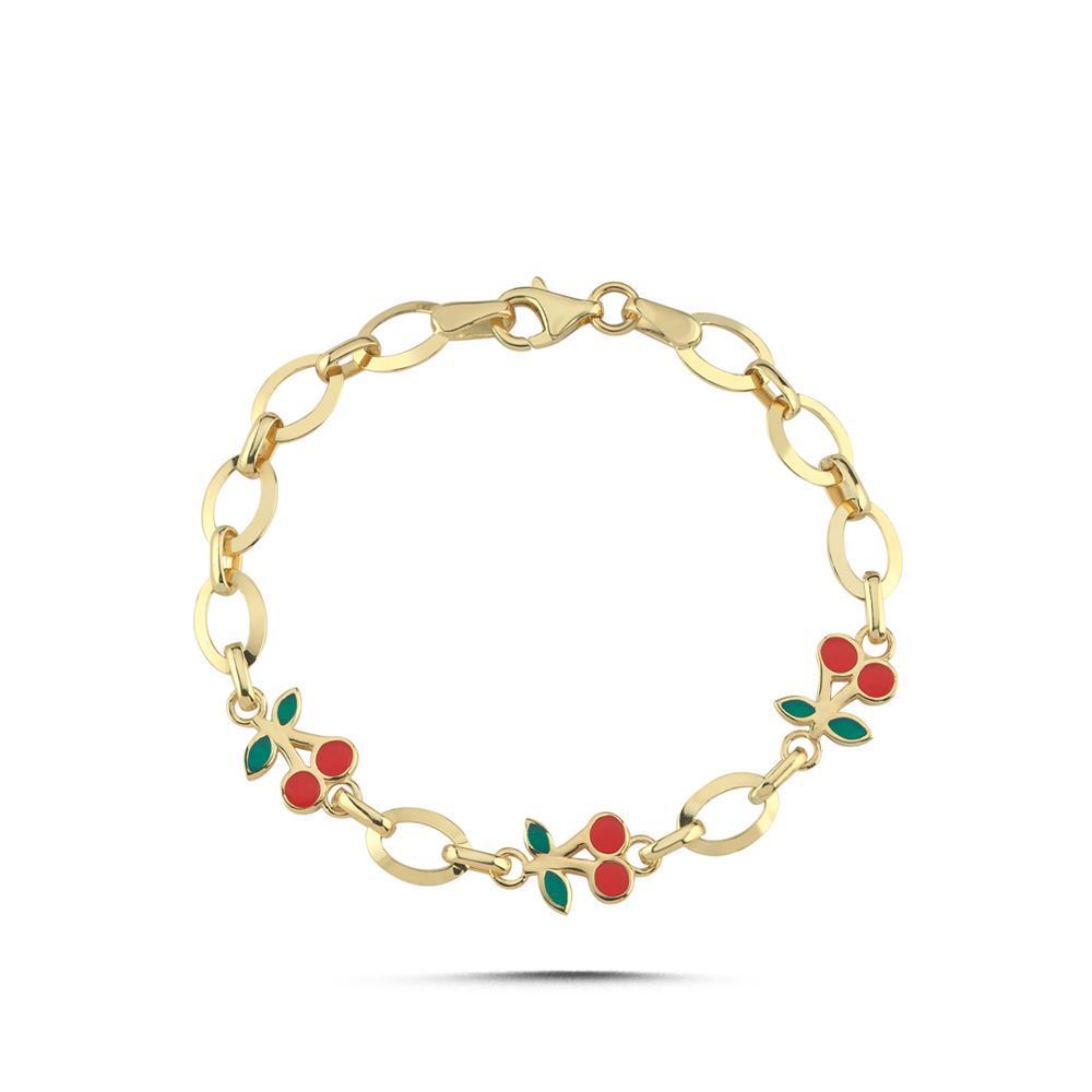 Kiraz Çocuk Bileklik(14*0.6 Cm)