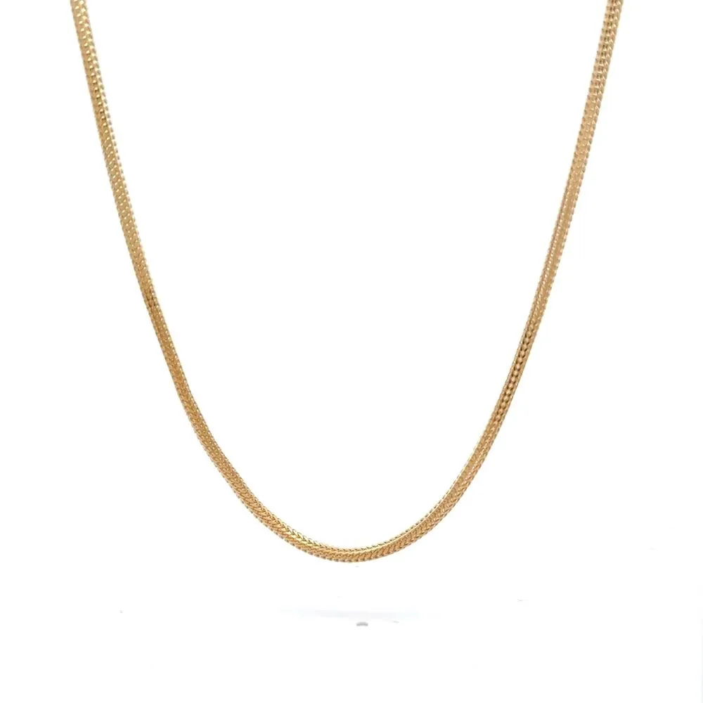 İtalyan Balıksırtı Kolye 43 Cm
