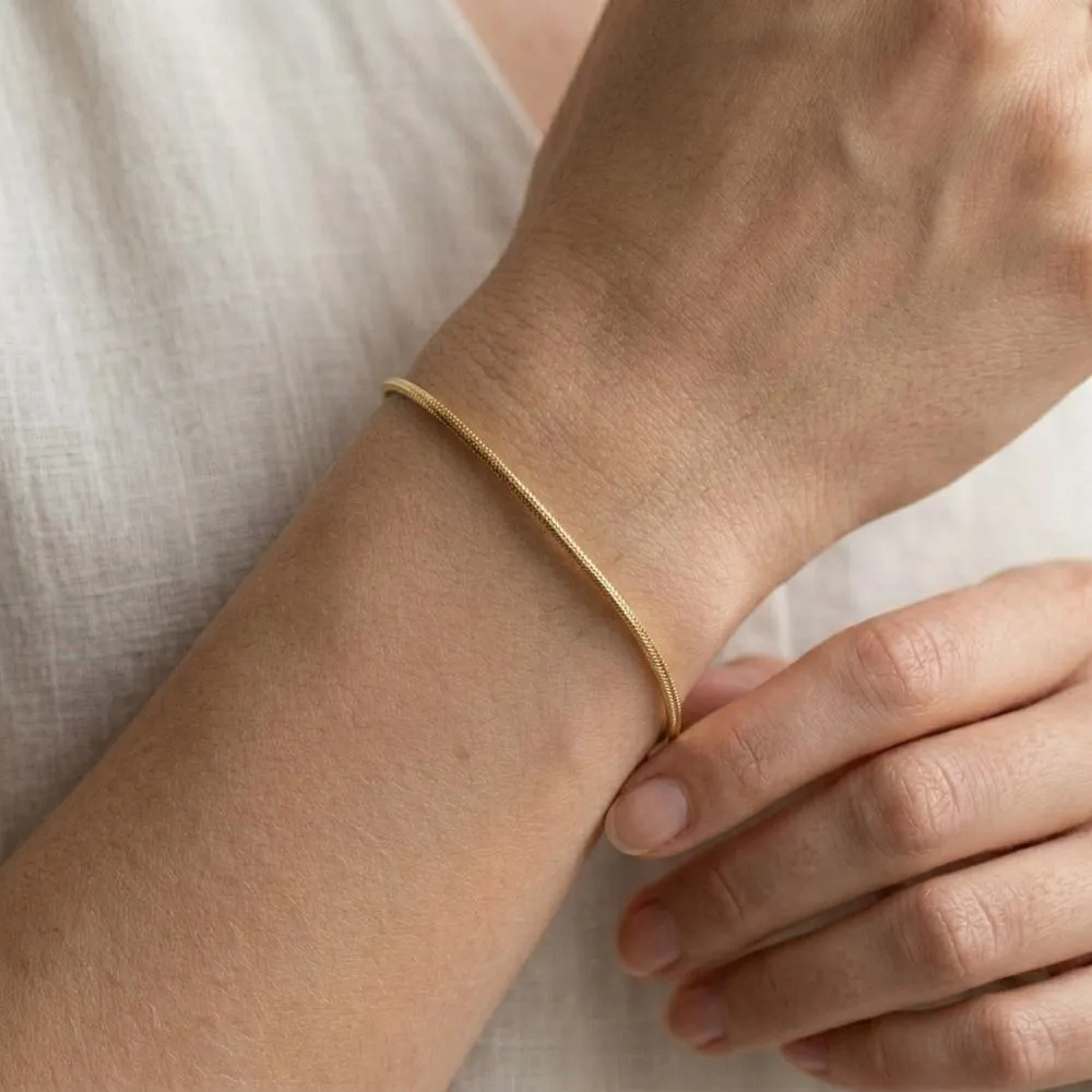 İtalyan Tondo 1,6 mm Altın Bileklik