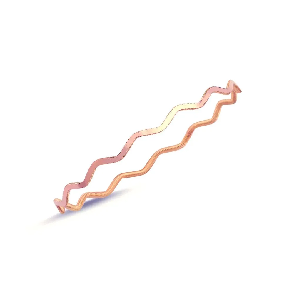 22 Ayar Rose Zikzak Ajda Altın Bilezik 10 Gr