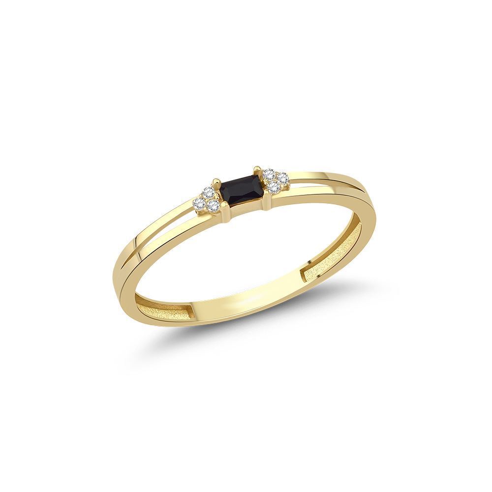 Baget Taşlı Ve Oval  Taşlı Minimal Yüzük