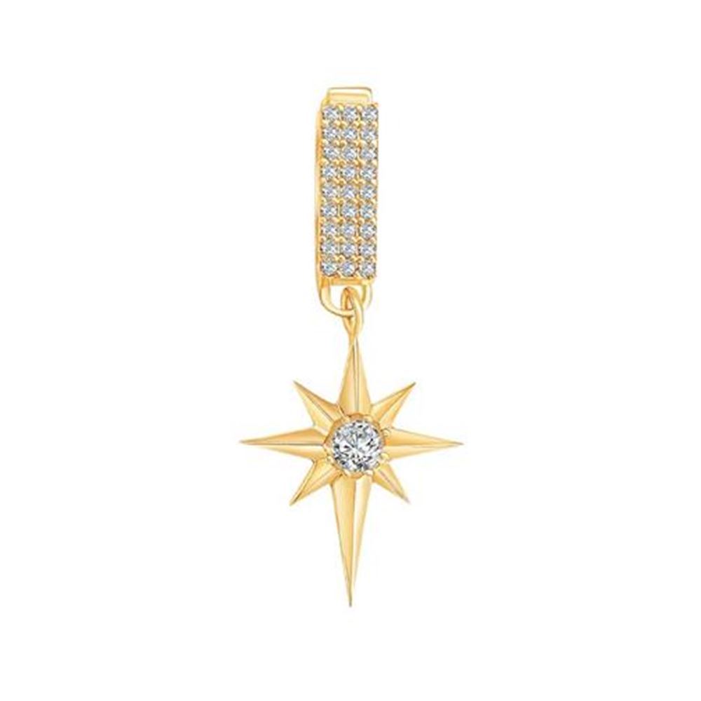 Taşlı Kuzey Yıldızı 9Mm Bileklik Charm