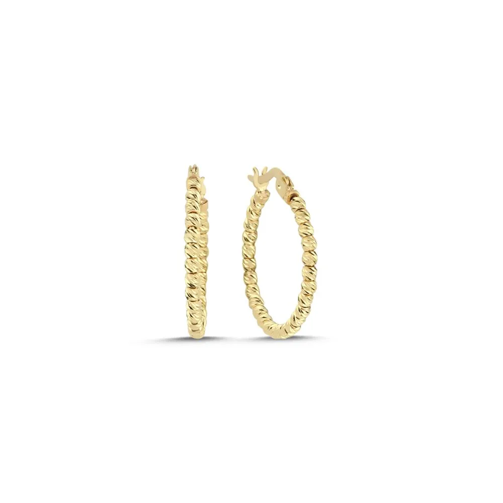 Dorika Toplu Orta Boy Küpe (2x2 cm 1,1 mm)