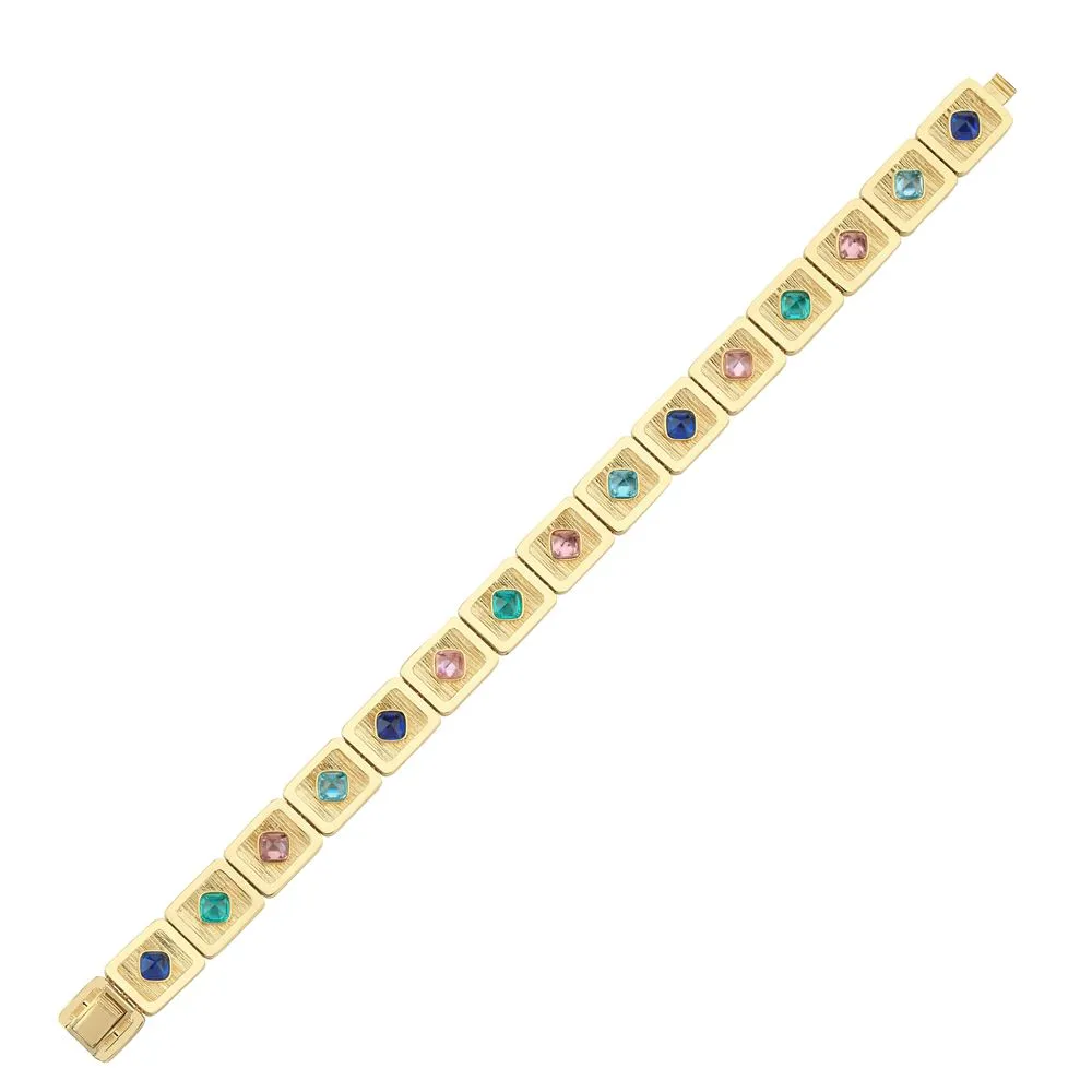 Gökkuşağı Kare Renkli Bileklik